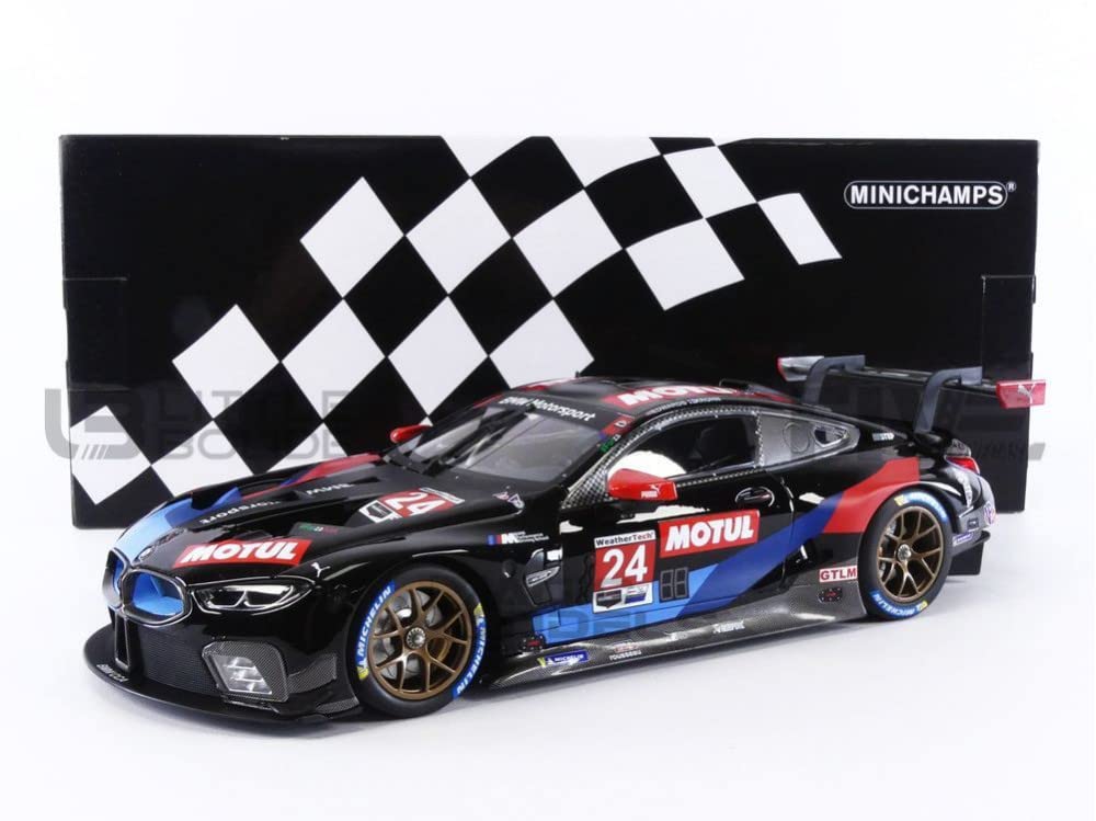 Minichamps 155202994 1:18 BMW M8 GTE-RLL Racing-Edwards/Krohn-IMSA